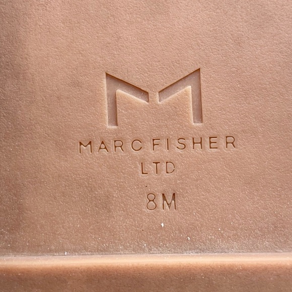 Marc Fisher Black Studded Strappy Tamie Platform Slip On Leather Espadrille Sz 8 - Picture 10 of 11